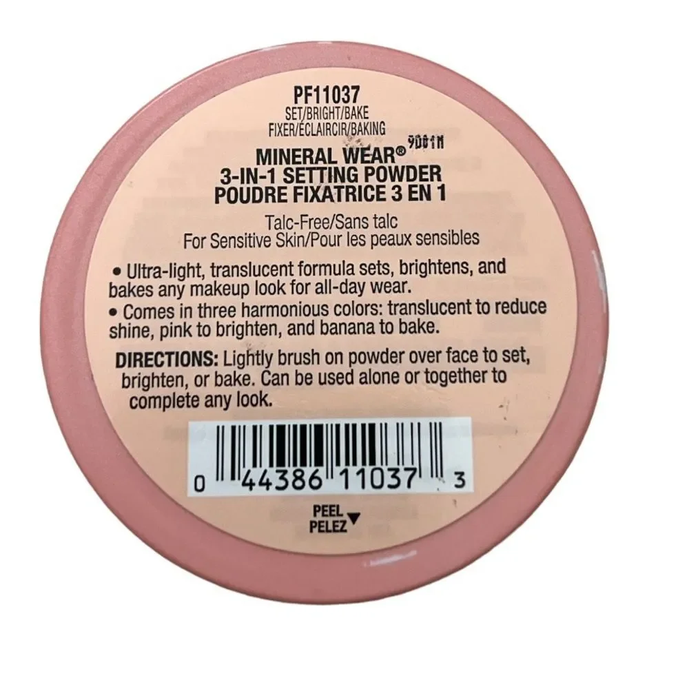 Physicians Formula Mineral Wear 3-In-1 Setting Powder Trio NEW